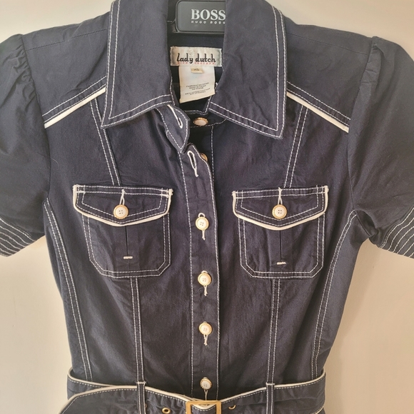 Xs small navy Lady Dutch dress - Picture 3 of 4